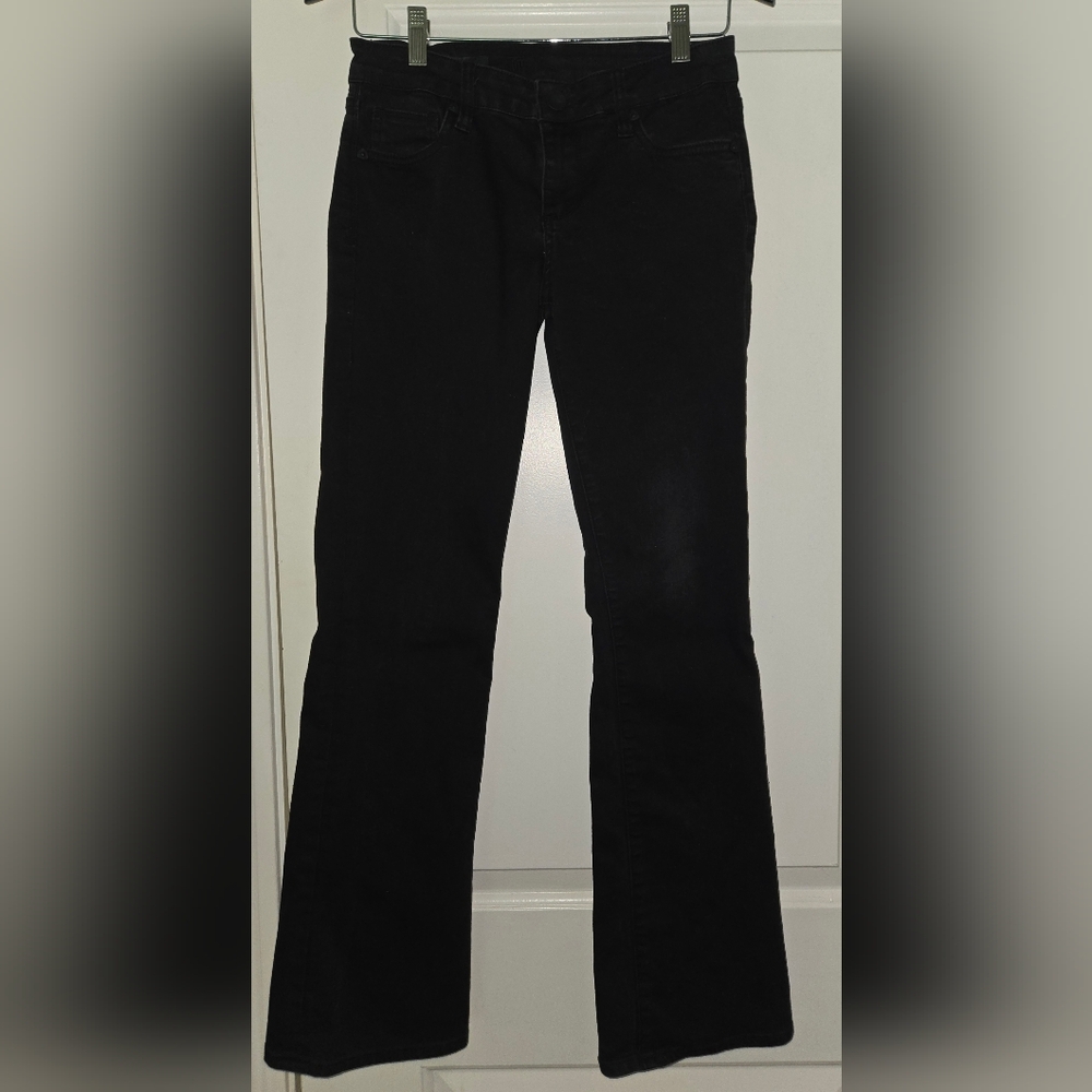 Kut From The Kloth Women's Black Baby Bootcut Jeans Size 2S